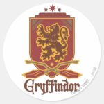 Harry Potter Gryffindor QUIDDITCH™ Badge Classic Round Sticker