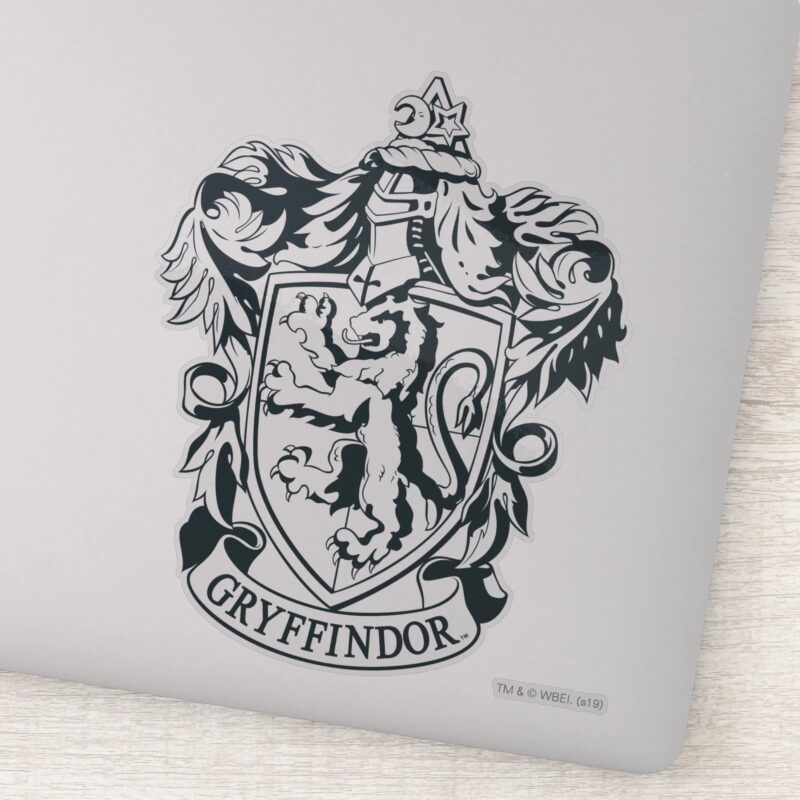 Harry Potter Gryffindor Stencil Sketch Sticker Harry Potter Gryffindor Stencil Sketch Sticker