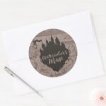 Harry Potter HOGWARTS™ Castle Marauders Map Classic Round Sticker