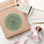 Harry Potter Hogwarts Banner Crest Classic Round Sticker