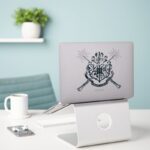 Harry Potter Hogwarts Crossed Wands Crest Sticker
