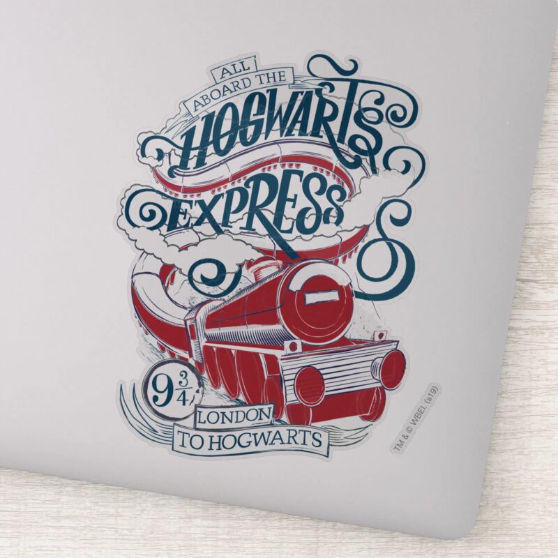 Harry Potter Hogwarts Express Typography Sticker Harry Potter Hogwarts Express Typography Sticker