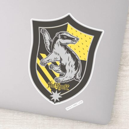 Harry Potter Hufflepuff House Pride Crest Sticker
