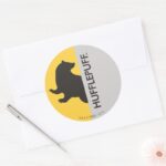 Harry Potter Hufflepuff House Pride Graphic Classic Round Sticker