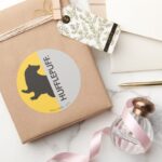 Harry Potter Hufflepuff House Pride Graphic Classic Round Sticker