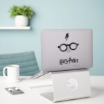 Harry Potter Lightning Scar And Glasses Sticker