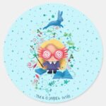Harry Potter Luna Lovegood Graphic Classic Round Sticker