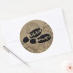 Harry Potter MISCHIEF MANAGED™ Map Footprints Classic Round Sticker