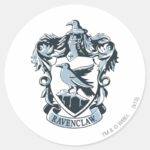 Harry Potter Modern Ravenclaw Crest Classic Round Sticker