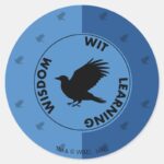 Harry Potter RAVENCLAW™ House Traits Graphic Classic Round Sticker