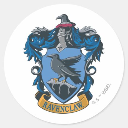 Harry Potter Ravenclaw Coat Of Arms Classic Round Sticker