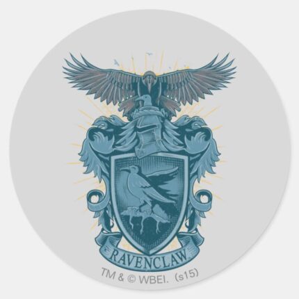 Harry Potter Ravenclaw Crest Classic Round Sticker