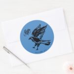 Harry Potter Ravenclaw Eagle Icon Classic Round Sticker