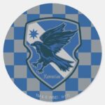 Harry Potter Ravenclaw House Pride Crest Classic Round Sticker