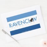 Harry Potter Ravenclaw House Pride Logo Rectangular Sticker