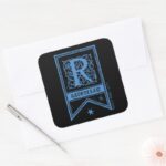 Harry Potter Ravenclaw Monogram Banner Square Sticker