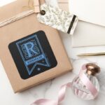 Harry Potter Ravenclaw Monogram Banner Square Sticker