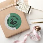 Harry Potter SLYTHERIN™ House Traits Graphic Classic Round Sticker