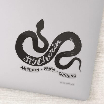 Harry Potter SLYTHERIN™ Silhouette Typography Sticker
