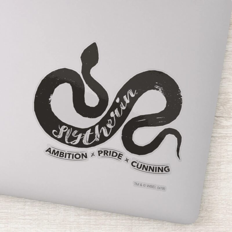 Harry Potter SLYTHERIN™ Silhouette Typography Sticker Harry Potter SLYTHERIN™ Silhouette Typography Sticker