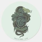 Harry Potter Slytherin Crest Classic Round Sticker