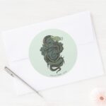 Harry Potter Slytherin Crest Classic Round Sticker