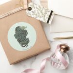 Harry Potter Slytherin Crest Classic Round Sticker