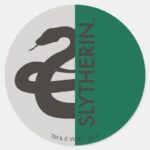Harry Potter Slytherin House Pride Graphic Classic Round Sticker