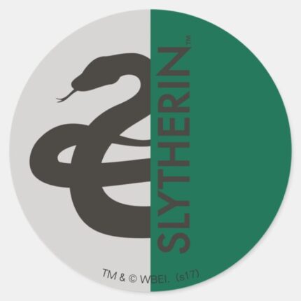 Harry Potter Slytherin House Pride Graphic Classic Round Sticker