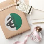 Harry Potter Slytherin House Pride Graphic Classic Round Sticker