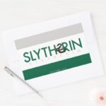 Harry Potter Slytherin House Pride Logo Rectangular Sticker