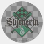 Harry Potter Slytherin QUIDDITCH™ Crest Classic Round Sticker