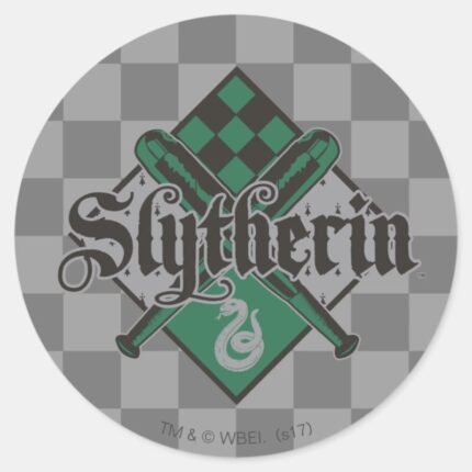 Harry Potter Slytherin QUIDDITCH™ Crest Classic Round Sticker