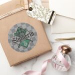 Harry Potter Slytherin QUIDDITCH™ Crest Classic Round Sticker