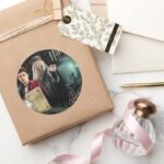 Harry Potter And Dumbledore Classic Round Sticker