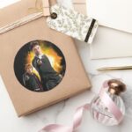 Harry Potter And Ron Weasely Classic Round Sticker