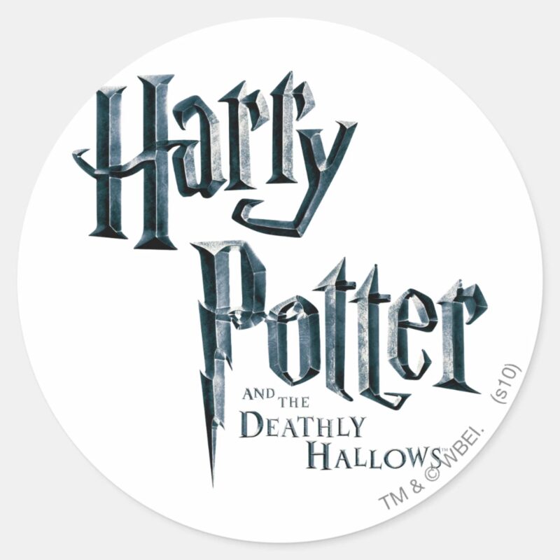 Harry Potter And The Deathly Hallows Logo 1 Classic Round Sticker