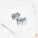 Harry Potter And The Deathly Hallows Logo 3 Classic Round Sticker