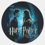 Harry And Ginny 1 Classic Round Sticker