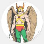 Hawkman Classic Round Sticker