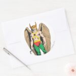 Hawkman Classic Round Sticker