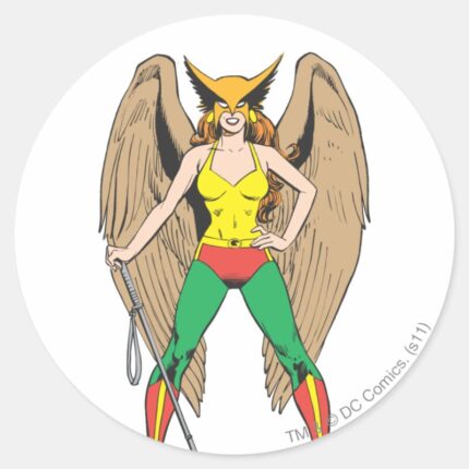 Hawkwoman Classic Round Sticker