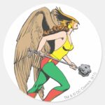 Hawkwoman Profile Classic Round Sticker