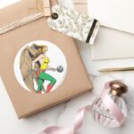 Hawkwoman Profile Classic Round Sticker