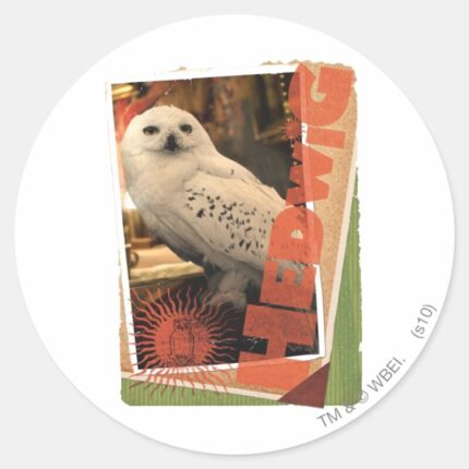 Hedwig 1 Classic Round Sticker