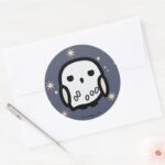Hedwig Cartoon Character Art Classic Round Sticker