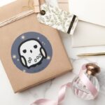 Hedwig Cartoon Character Art Classic Round Sticker