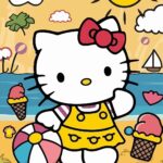 Hello Kitty at the Beach