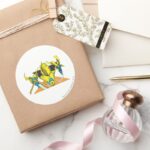 Helmet Of Fate Classic Round Sticker