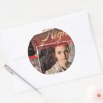 Hermione 8 Classic Round Sticker